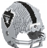 NFL - Las Vegas Raiders - 3D BRXLZ - Replika Helm - Jouets - Unisexe - gris noir blanc