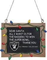NFL - Las Vegas Raiders - Tafelschild - Boules - Unisexe - multicolore