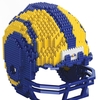 NFL - Los Angeles Rams - 3D BRXLZ - Replika Helm - Jouets - Unisexe - bleu jaune