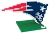 NFL - New England Patriots - 3D BRXLZ - Logo - Jouets - Unisexe - multicolore