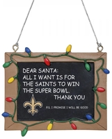 NFL - New Orleans Saints - Tafelschild - Boules - Unisexe - multicolore