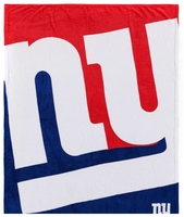 NFL - New York Giants - Kuschelige Plüschdecke - Couverture - Unisexe - bleu rouge blanc
