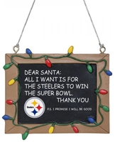 NFL - Pittsburg Steelers - Tafelschild - Boules - Unisexe - multicolore