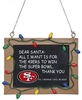 NFL - San Francisco 49ers - Tafelschild - Boules - Unisexe - multicolore
