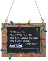 NFL - Seattle Seahawks - Tafelschild - Boules - Unisexe - multicolore