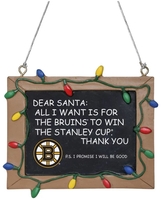NHL - Boston Bruins - Tafelschild - Boules - Unisexe - multicolore