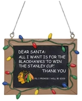 NHL - Chicago Blackhawks - Tafelschild - Boules - Unisexe - multicolore