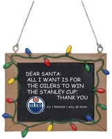 NHL - Edmonton Oilers - Tafelschild - Boules - Unisexe - multicolore