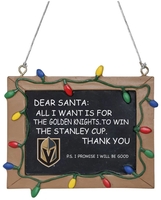 NHL - Vegas Golden Knights - Tafelschild - Boules - Unisexe - multicolore