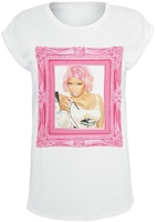 Nicki Minaj - Pink Baroque Frame - T-Shirt Manches courtes - Femme - blanc