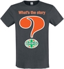 Oasis - Amplified Collection - Union Jack Question Mark - T-Shirt Manches courtes - Homme - anthracite