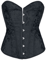 Ocultica - Corset Brocard - Corset - Femme - noir