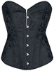 Ocultica - Corset Brocard - Corset - Femme - noir