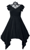 Ocultica - Gothic Kleid - Robe mi-longue - Femme - noir