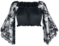 Ocultica - Haut Gothique - Chemisier - Femme - noir