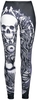 Ocultica - Leggings Crâne - Legging - Femme - noir gris