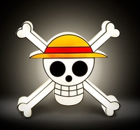 One Piece - Lampe Crâne - Lampe - Unisexe - noir