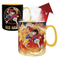 One Piece - Luffy & Sabo - Mug Thermo-Réactif - Mug - Unisexe - multicolore