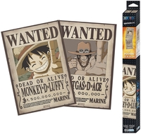 One Piece - Wanted - Luffy & Ace - Lot De 2 Posters Chibi - Poster - Unisexe - multicolore