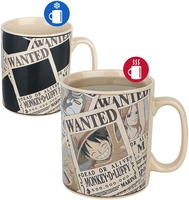 One Piece - Wanted - Mug Thermoréactif - Mug - Unisexe - multicolore