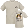 One Piece - Wanted - T-Shirt Manches courtes - Homme - sable