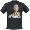One Punch Man - Saitama Fun - T-Shirt Manches courtes - Homme - noir