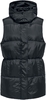 Only - Demy Padded Waistcoat - Veste - Femme - noir