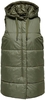 Only - Newasta Puffer Waistcoat - Veste - Femme - olive