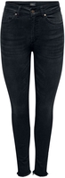 Only - ONLBLUSH HW SK ANK RAW DNM DOT005 - Jean - Femme - noir