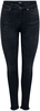 Only - ONLBLUSH HW SK ANK RAW DNM DOT005 - Jean - Femme - noir