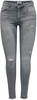 Only - ONLBLUSH MID SK AK RW DST DNM REA724NOOS - Jean - Femme - gris