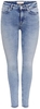 Only - ONLBLUSH MID SK ANK RAW DNM REA694 NOOS - Jean - Femme - bleu