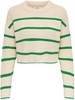 Only - ONLMALAVI L/S CROPPED PULLOVER KNT - Pull tricoté - Femme - beige vert