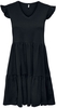 Only - ONLMay Cap Sleeves Frill Dress - Robe courte - Femme - noir