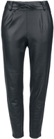Only - ONLPOPTRASH EASY COATED PANT - Pantalon imitation cuir - Femme - noir