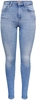Only - ONLPOWER MID PUSH UP SK DNM REA934 NOOS - Jean - Femme - bleu clair