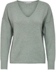 Only - ONLRICA LIFE L/S V-NECK PULLO KNT NOOS - Pull tricoté - Femme - vert