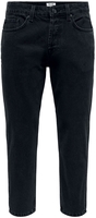 ONLY and SONS - ONSAVI Beam Tap Black 2962 Jeans - Jean - Homme - noir