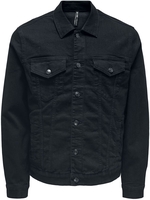 ONLY and SONS - ONSCOIN BLACK 4332 JACKET NOOS - Veste en Jean - Homme - noir