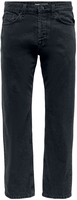 ONLY and SONS - ONSEDGE Loose Black 2961 Jeans - Jean - Homme - noir