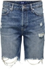 ONLY and SONS - ONSEDGE M.BLUE DESTROY 5590 SHORTS - Short - Homme - bleu