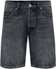 ONLY and SONS - ONSEDGE WASHED BLACK 5796 SHORTS NOOS - Short - Homme - noir