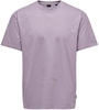 ONLY and SONS - ONSFRED RLX SS TEE NOOS - T-Shirt Manches courtes - Homme - lilas