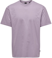 ONLY and SONS - ONSFRED RLX SS TEE NOOS - T-Shirt Manches courtes - Homme - lilas