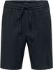 ONLY and SONS - ONSLINUS 0007 Cot LIN SHORTS NOOS - Short - Homme - noir