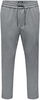 ONLY and SONS - ONSLinus Pant Crop - Bas de survêtement - Homme - gris