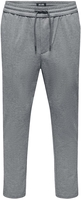 ONLY and SONS - ONSLinus Pant Crop - Bas de survêtement - Homme - gris