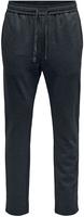 ONLY and SONS - ONSLINUS Tap Stripe 3492 Pant - Pantalon en toile - Homme - noir