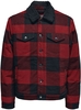 ONLY and SONS - ONSLOUIS Trucker Teddy Check - Veste mi-saison - Homme - rouge noir