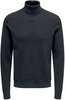 ONLY and SONS - ONSPHIL Reg 12 Struc Roll Neck Knit - Sweat-shirt - Homme - noir